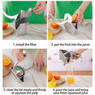 Citrus Juicer Manual Lever Press Kitchen Tool