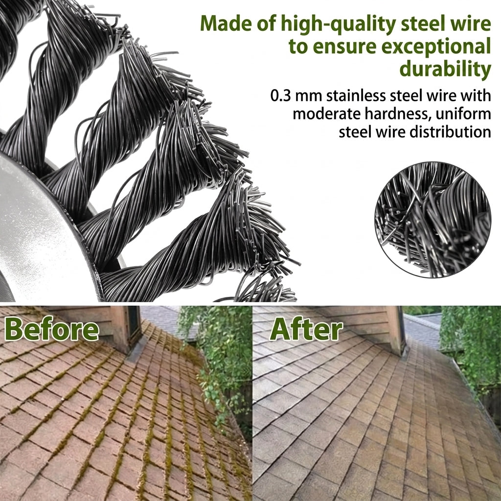 Trimmer Head Steel Wire Brush Lawn Care