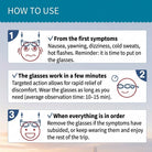 Travel Glasses Kids Motion Sickness Relief