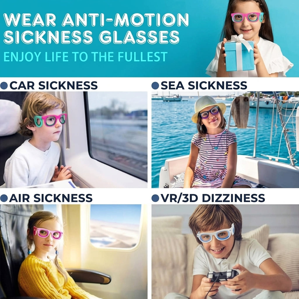 Travel Glasses Kids Motion Sickness Relief