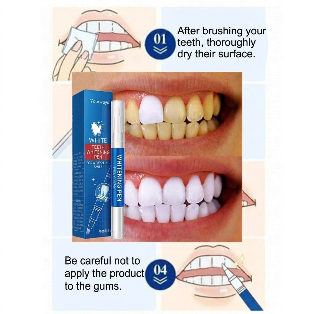 Tooth Whitening Gel Pen Smile Brightener
