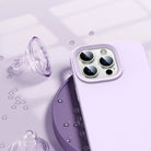 Phone Case Silicone Slim with Magnetic Compatibility and Microfiber Lining