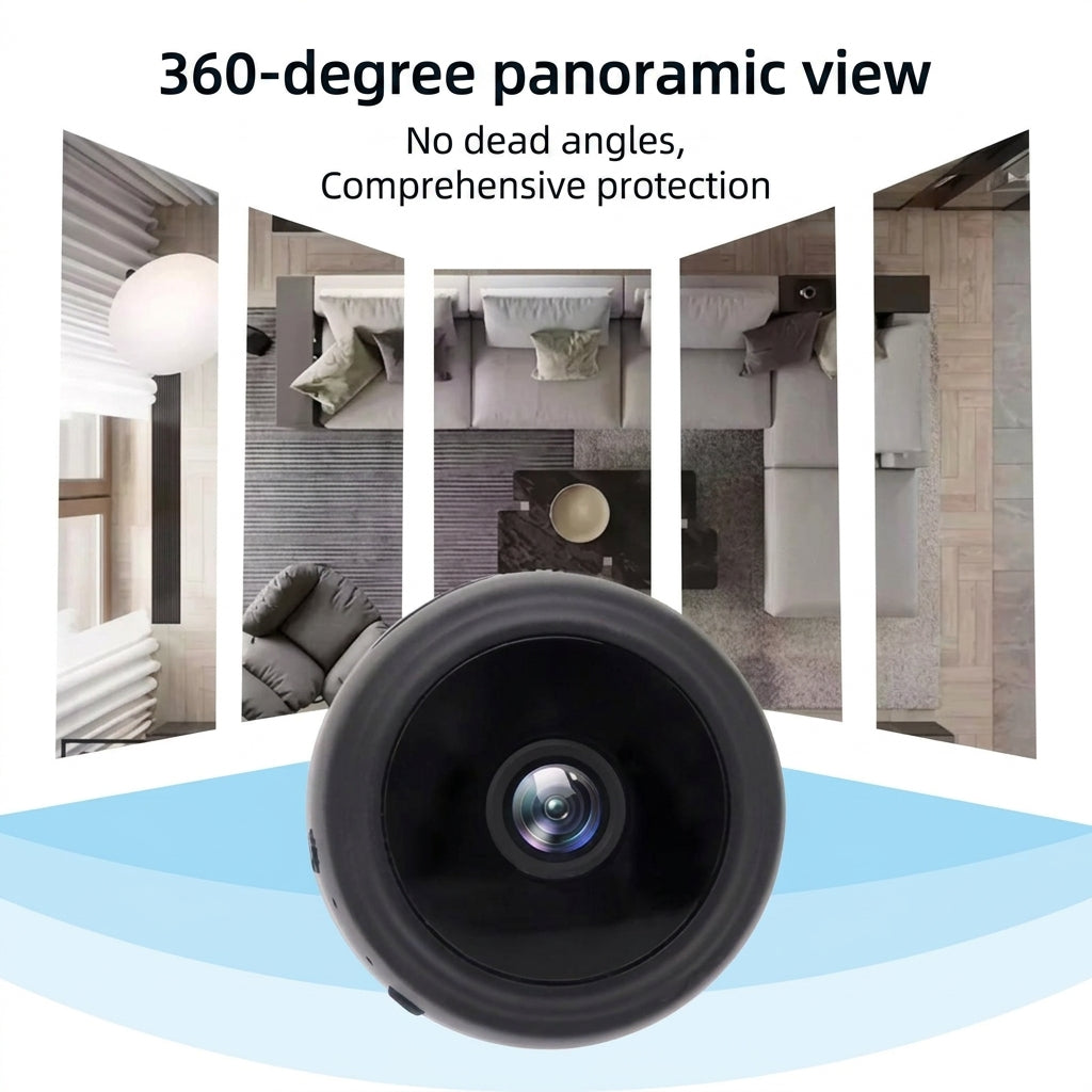 Compact WiFi Camera with Night Vision and Remote Viewing