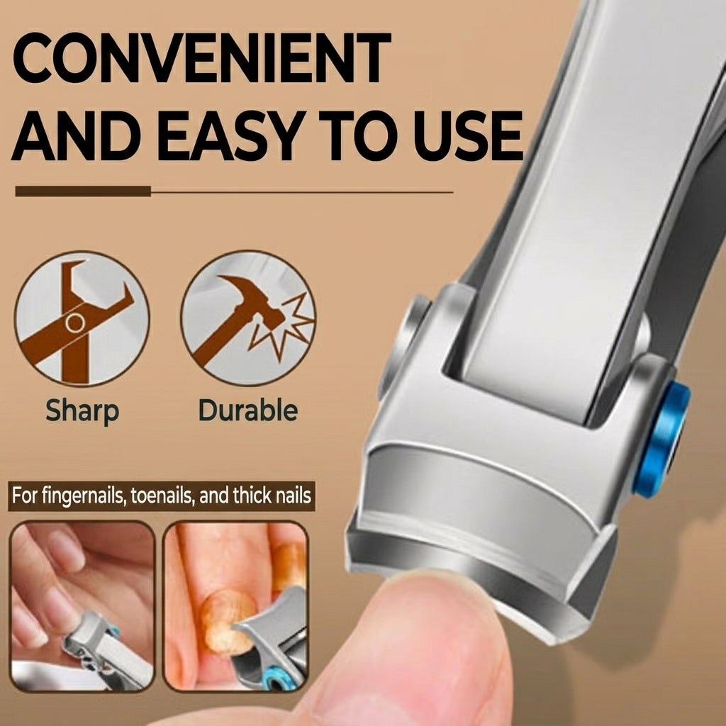 Pet Nail Clippers with Stainless Steel Precision Trimmer Blades