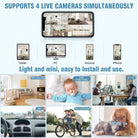Mini Wireless Camera with Magnetic Base and Live Streaming