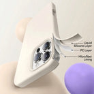 Phone Case Silicone Slim with Magnetic Compatibility and Microfiber Lining