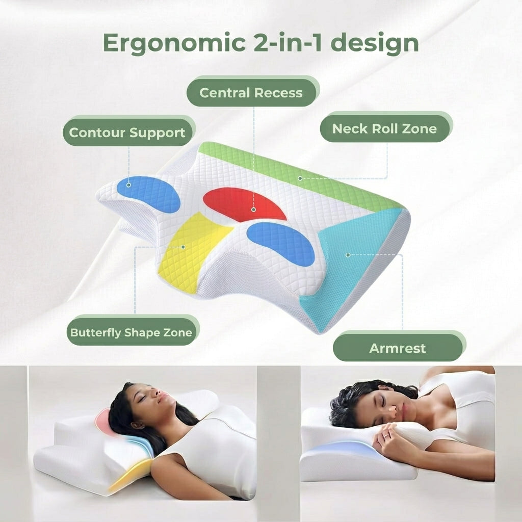 Orthopedic Pillow Memory Foam for Neck and Back Support