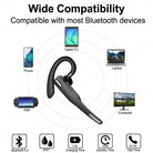 Wireless Bluetooth Headset with Noise Reduction and Ear Hook