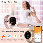 Smartwatch with SOS Calling and Bluetooth Health Monitoring