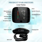 Wrist Blood Pressure Monitor with Voice Prompts and Display