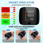 Wrist Blood Pressure Monitor with Voice Prompts and Display