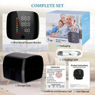 Wrist Blood Pressure Monitor with Voice Prompts and Display
