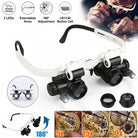 Magnifying Headset with LED Light and Interchangeable Lenses