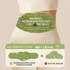 Belly Patch with Mugwort Herbal Ingredients for Abdominal Area