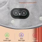 Neck massager with adjustable heat and USB charging