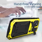 Phone Case With Tempered Glass Screen And Metal Frame