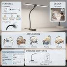 Desk Lamp With Flexible Neck And Dimmable Light