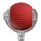 Dog toy with rolling ball and moving tail