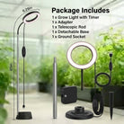 Grow Lamp With Full Spectrum LED And Adjustable Height