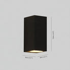 Outdoor wall light fixture with up down lighting