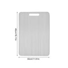 Cutting Board with Dishwasher Safe Stainless Steel Surface