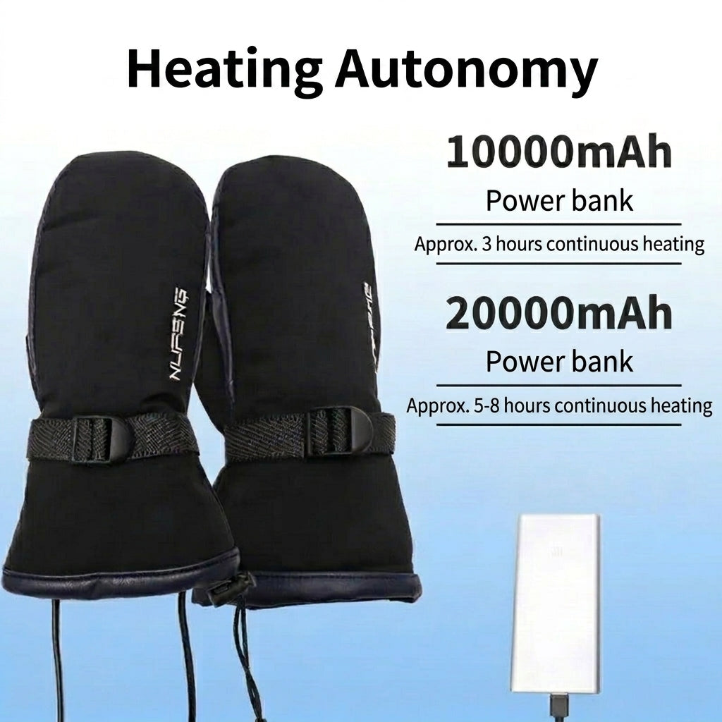 Heated Gloves USB Double Sided Heating Winter Design
