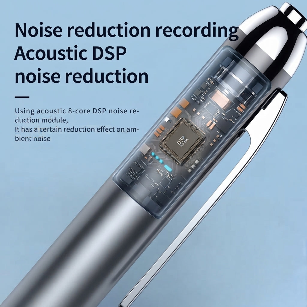 Voice Recorder Pen With Microphone And Rechargeable Battery