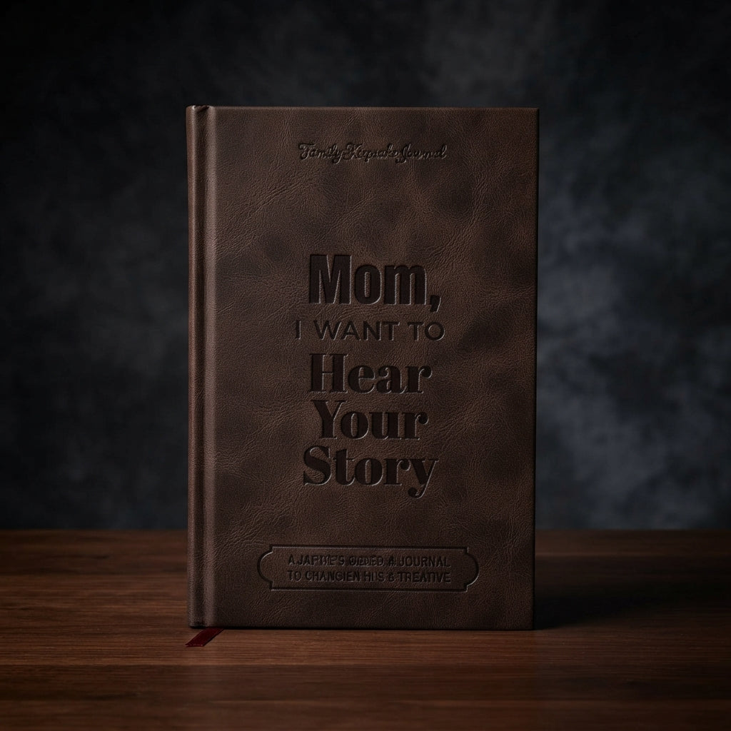 Memory Journal With Guided Questions And Linen Hardcover
