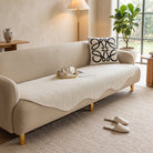 Sofa Cover With Quilted Design Anti Slip - cloud fuchsia