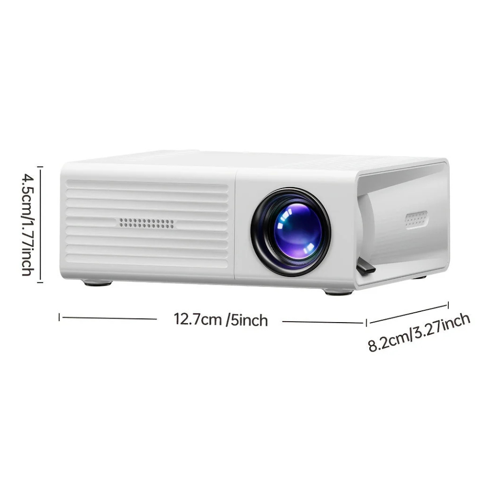 Portable Mini LED Projector with HDMI and USB Connectivity