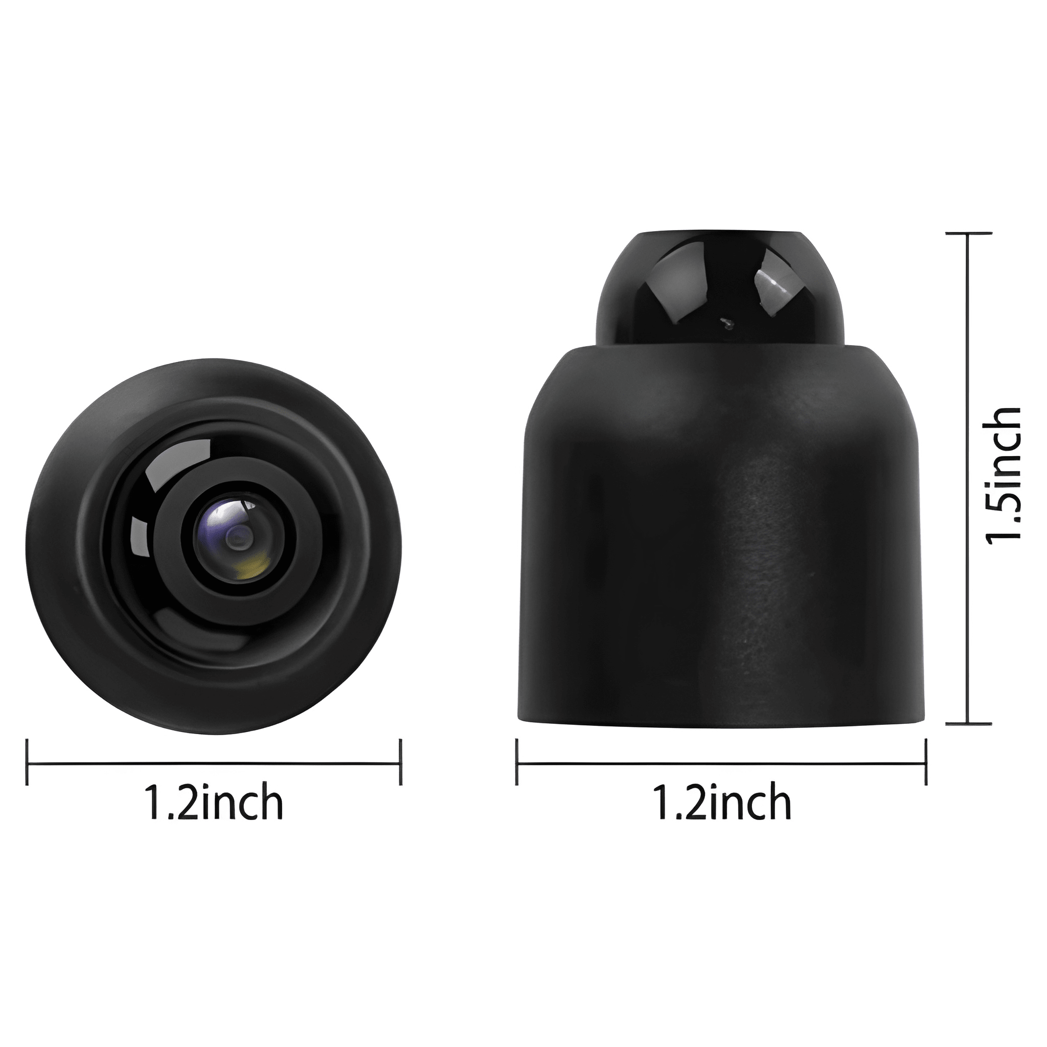 Mini WiFi security camera with night vision for home monitoring