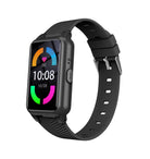 Smartwatch for seniors with GPS fall detection and SOS - black