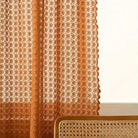 Sheer Window Curtain Panel With Rustic Style