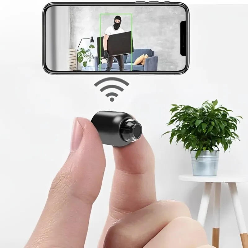 Mini wireless security camera with motion detection