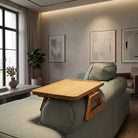 Folding Wooden Sofa Arm Tray Table - bamboo glow