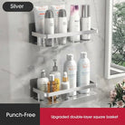 Shower Shelf For Bathroom Corner With Adhesive Fitting