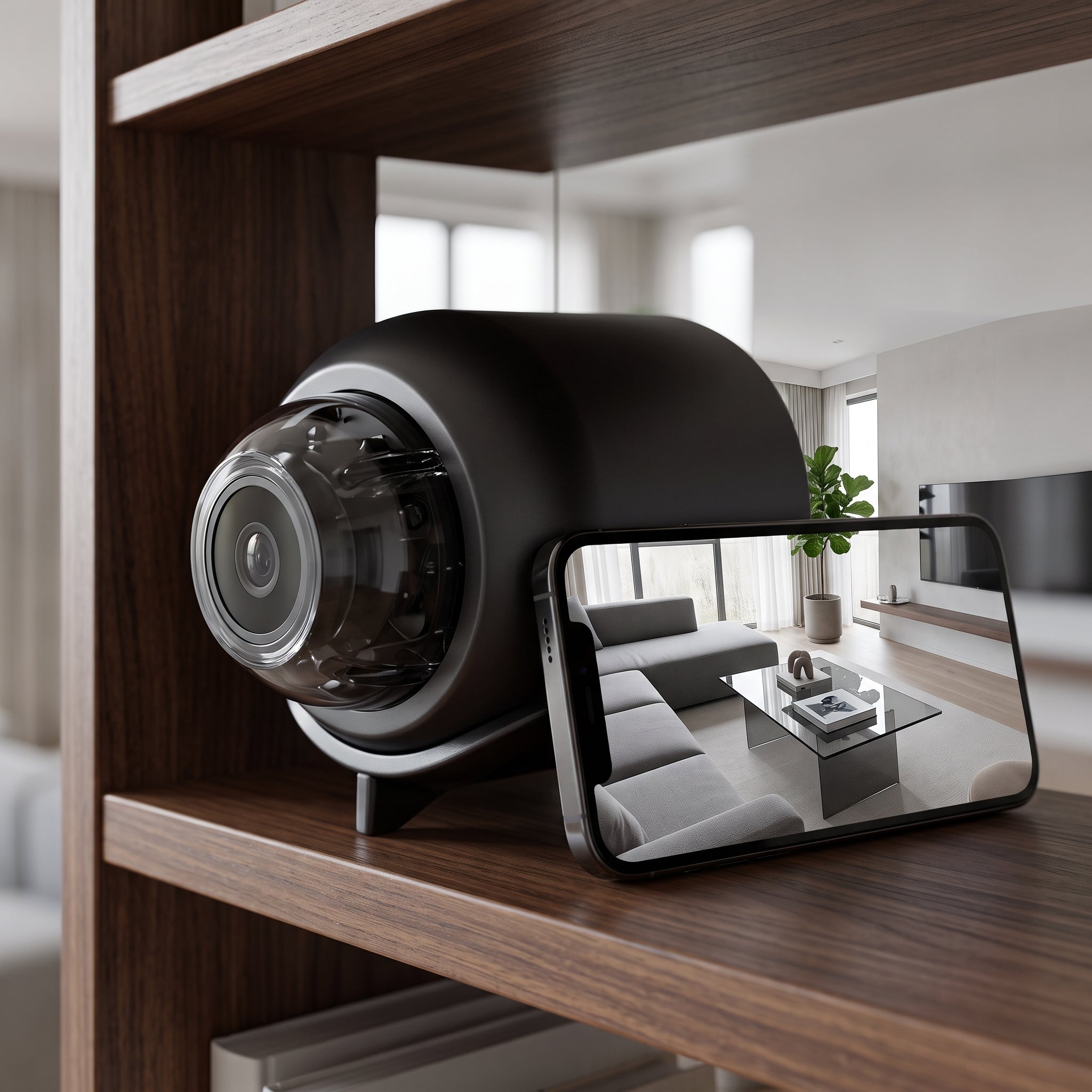 Mini wireless security camera with motion detection