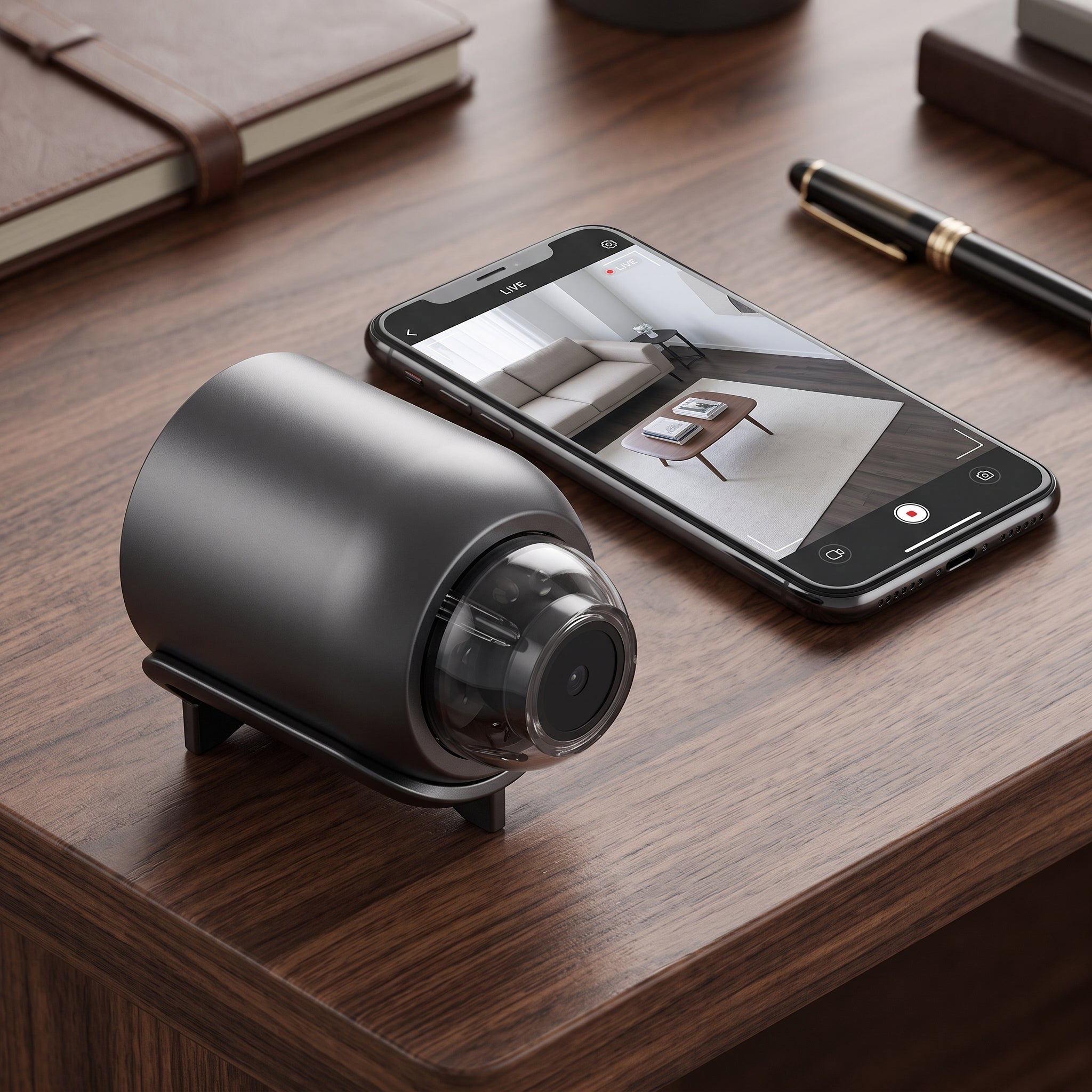 Mini wireless security camera with motion detection