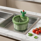 Sink Strainer Cactus Kitchen Drain Waste Filter - green