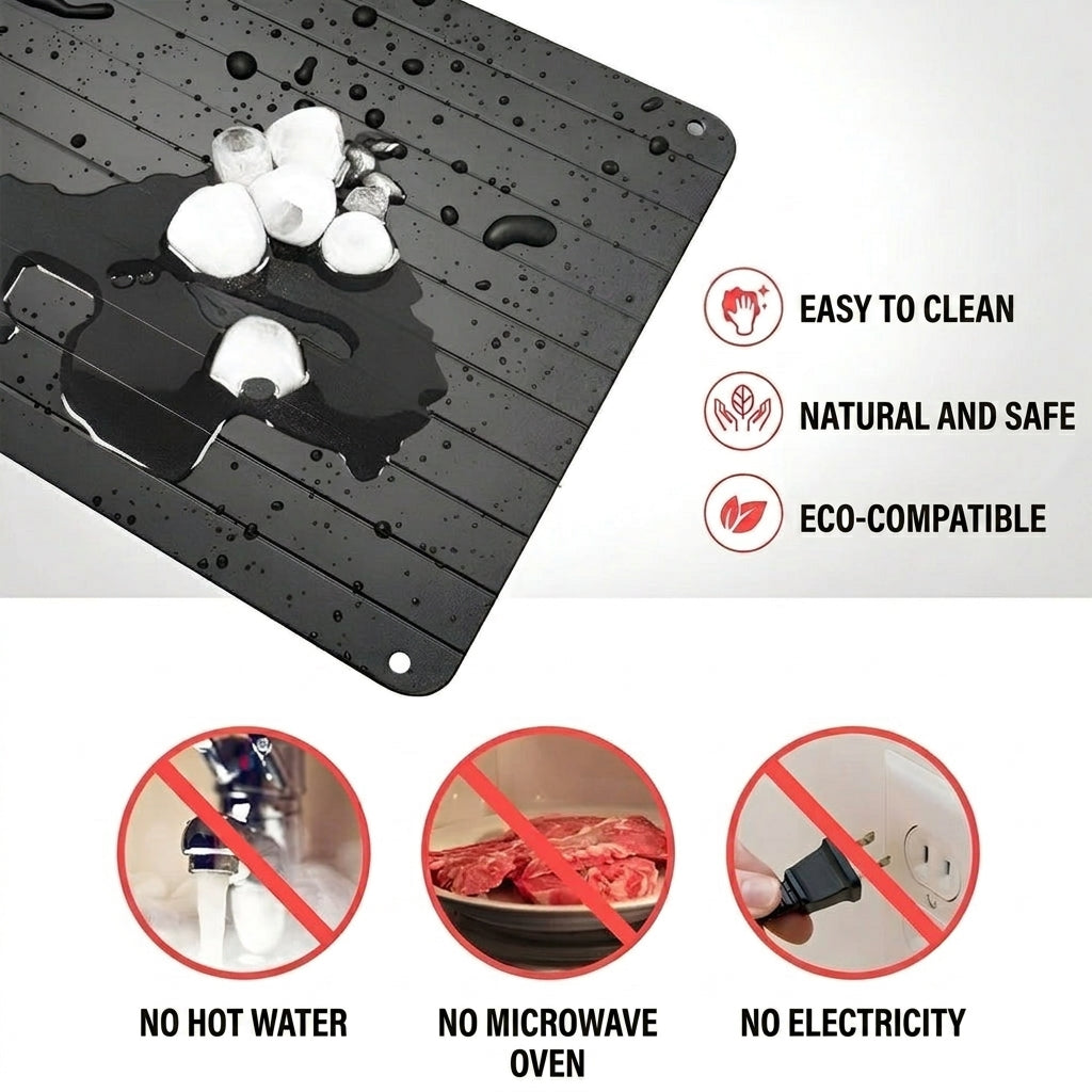 Thawing Tray Frozen Food Non Slip Surface