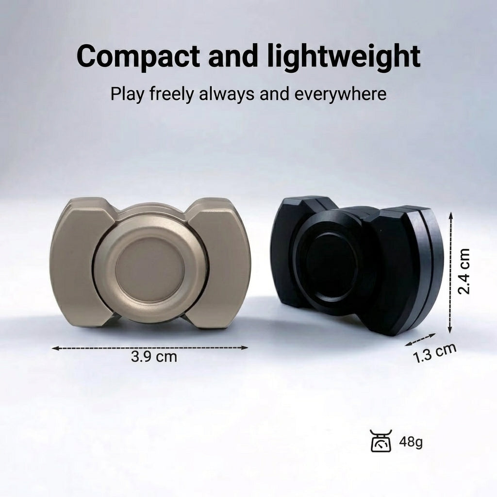 Fidget Spinner Metal Magnetic Slider Toy