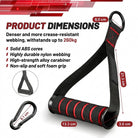 Gym Handles Heavy Duty with D Rings