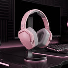 Wireless gaming headset with microphone and noise cancellation - pink