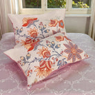 Pillow Cover with Floral Jacquard Double Sided Design