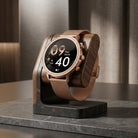 Smartwatch with SOS Calling and Bluetooth Health Monitoring - diamond - rose gold