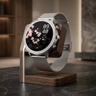 Smartwatch with SOS Calling and Bluetooth Health Monitoring - diamond - silver