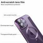 Magnetic leather flip phone case with RFID blocking