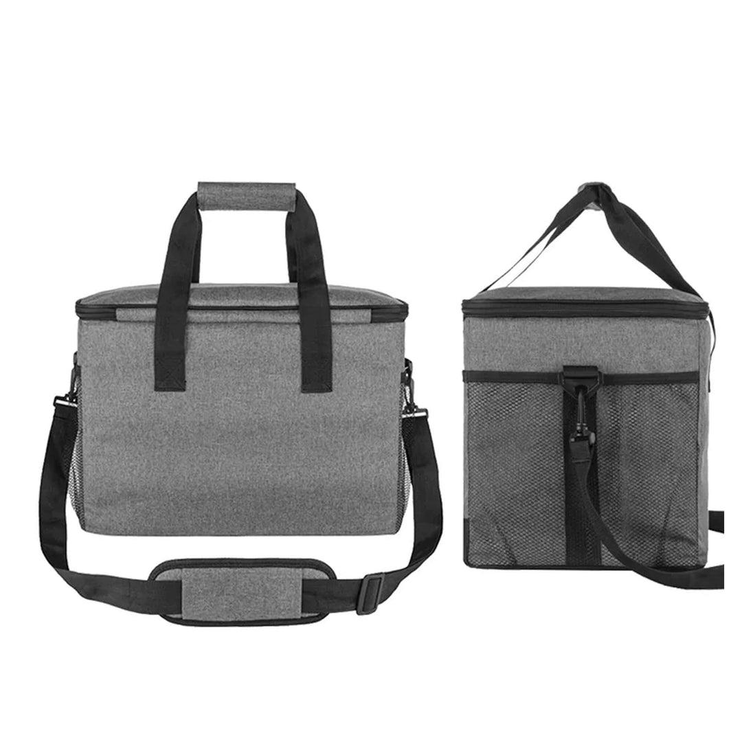 Insulated cooler bag with food safe lining and large capacity