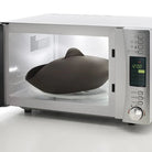 Baking mould for homemade loaves with silicone steamer lid