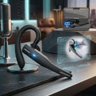 Trucker Bluetooth headset with dual microphone and noise cancelling